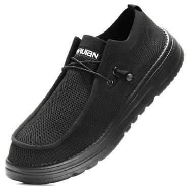Steel Toe Sneakers for Men Women Lightweight Safety Shoes Slip On Work Shoes