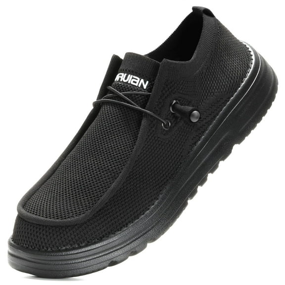 Steel Toe Sneakers for Men Women Lightweight Safety Shoes Slip On Work Shoes