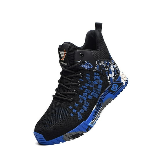 Steel Toe Work Boots for Men Women Safety Shoes Lightweight Industrial Sneakers Non-Slip Construction Work Shoes