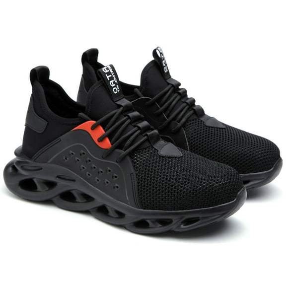 Steel Toe Work Shoes for Men Women Nonslip Industrial Sneakers Unisex Anti-pierce Construction Safety Shoes Lightweight Sports Shoes