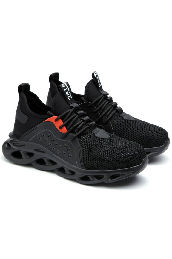 Steel Toe Work Shoes for Men Women Nonslip Industrial Sneakers Unisex Anti-pierce Construction Safety Shoes Lightweight Sports Shoes