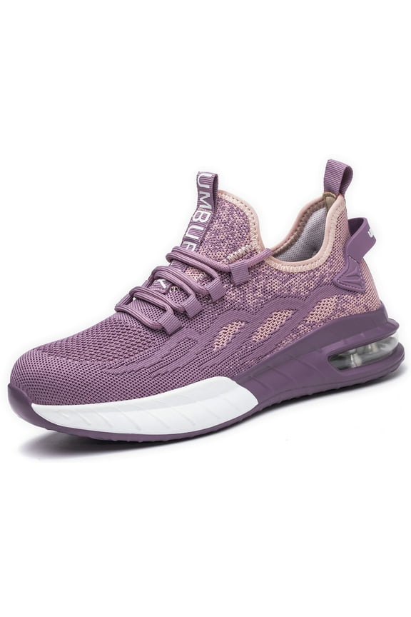 Steel Toe Work Shoes for Women Lightweight Breathable Safety Shoes Anti-pierce Nonslip Work Sneakers for Industrial Construction