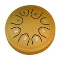 thumbnail image 1 of Steel Tongue Drum 4.5 Inch 8 Notes Adult Hand Instrument with Clear Ethereal Sounds, 1 of 2