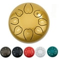 thumbnail image 1 of Steel Tongue Drum under $5! CQCYD 6 Inch Steel Tongue Drum, Handpan Percussion Instrument, Zen Drum with Mallets Bag, Musical Therapy Drum for Meditation Yoga, 1 of 9