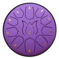 thumbnail image 1 of Steel Tongue Drum 6 Inch 11 Tone | Handpan Percussion Instrument | Carbon Steel Meditation Drum | Portable Lotus Drum | Relaxation & Yoga | Includes 1 Drum | 6.49 x 1.95 in, 1 of 4