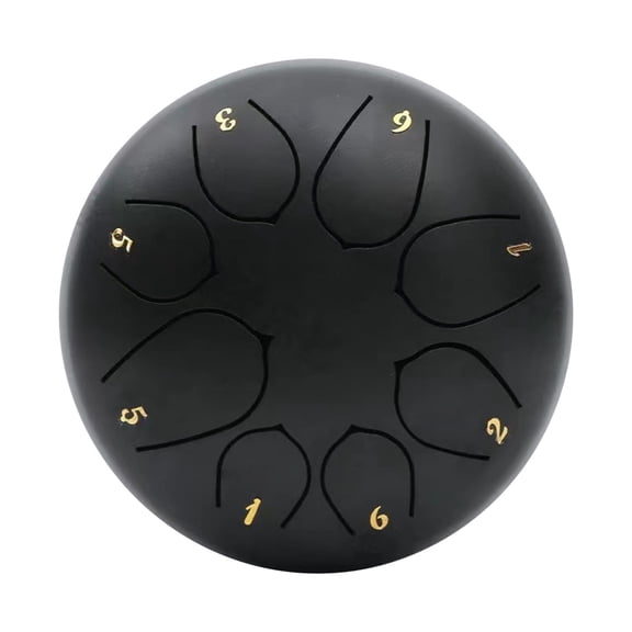 Steel Tongue Drum 6 Inches Chakra Tank Drum Steel Percussion Padded Travel Bag and Mallets,Musical Education Entertainment Meditation Yoga Gifts