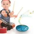 thumbnail image 1 of Steel Tongue Drum 8 Notes 4.5 Inch | Hand Percussion Instrument for Adults & Kids | Clear Ethereal Sound | Alloy Material | Includes Mallets, English Guide, Drum Kit, Stickers | Relaxing Music Tool, 1 of 2