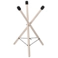 thumbnail image 1 of Steel Tongue Drum Bracket, Adjustable 26x14 Inch Solid Beech Wood Steel Hand Drum Stand, 1 of 5