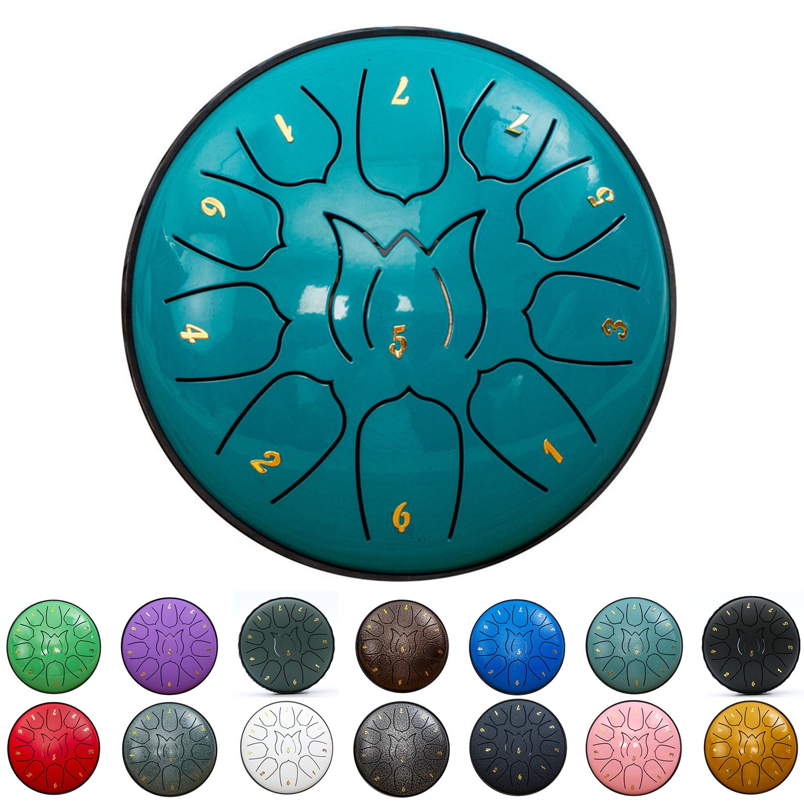 Steel Tongue Drum Kids Instrument: Musical Metal Tank Drums Set 6 Inch ...