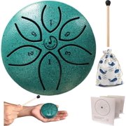 Steel Tongue Drum Rain Drum for Outside 3 Inch 6 Notes for Adult