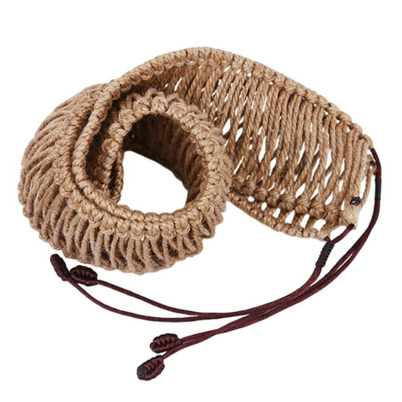 Steel Tongues Drum Rope Wrapped Braided Rattan Rope Handmade Handpan Woven Rope Handpan Accessories