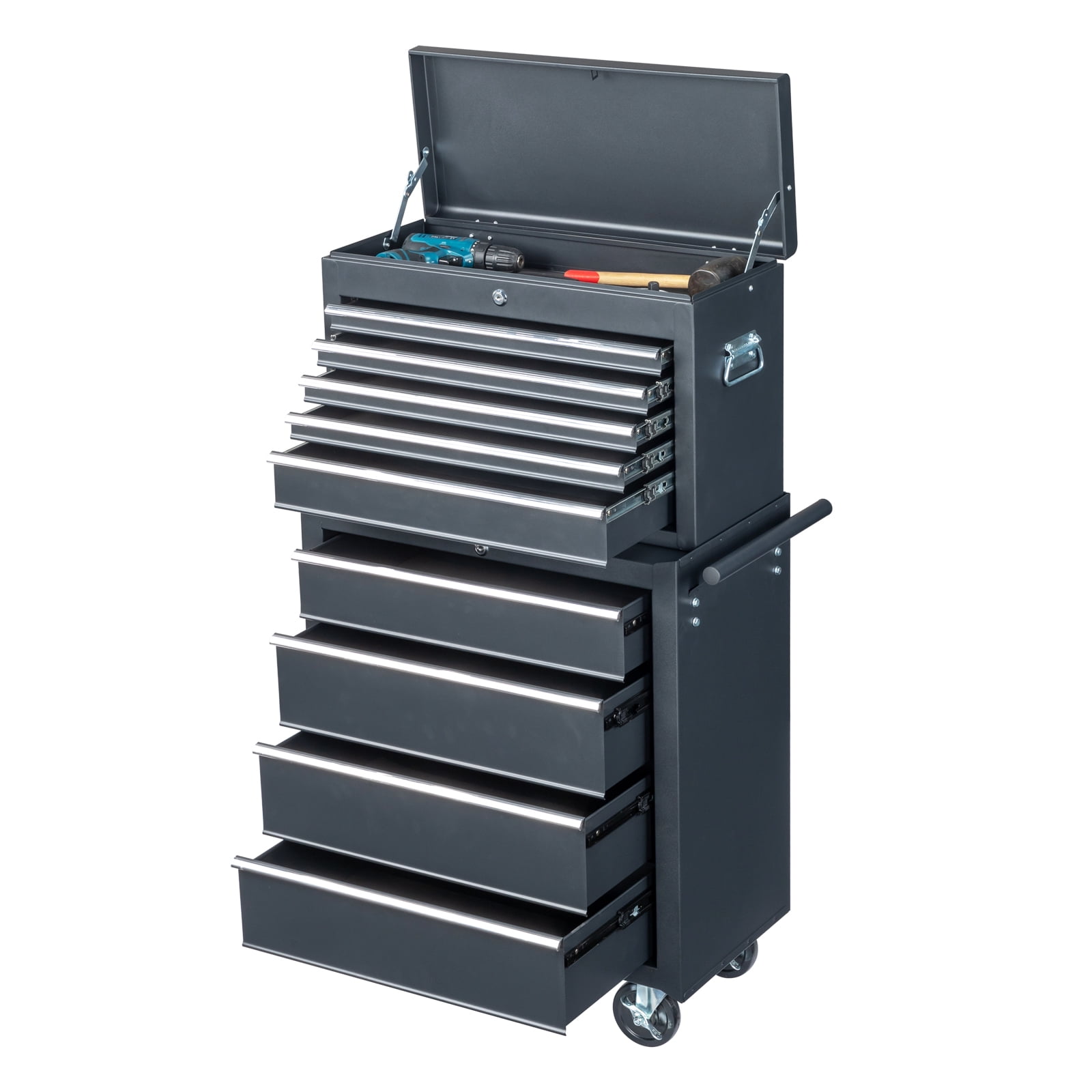 Steel Tool Box Black
