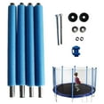 thumbnail image 1 of Steel Trampoline Poles Replacement | 69.29in & 77.17in Anti-Collision | PE Foam Covers for 6FT Trampolines​, 1 of 8