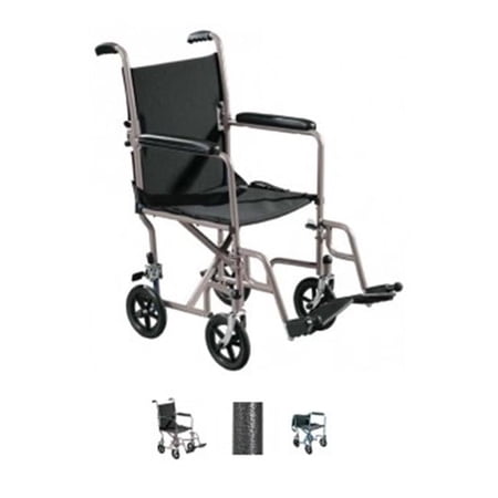 Steel Transport Chair 17 Inch Seat Width 1 per Case