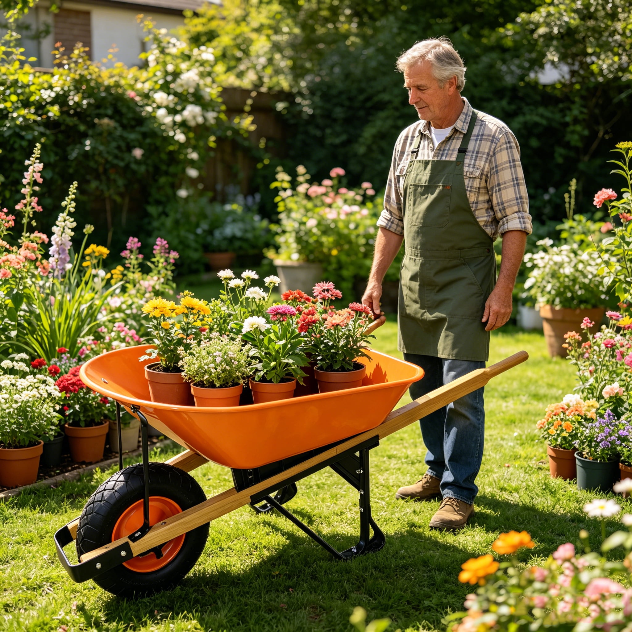 Steel Tray Wheel Barrow