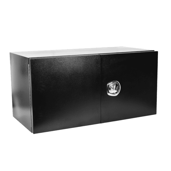 Steel Truck Bed Tool Box 48''24''24" Underbody Storage w/ Barn Door+Key