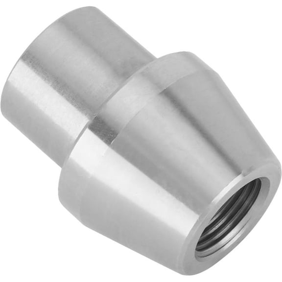Speedway Motors Steel Tube End Weld Bung for 1 Inch ID Tubing 11/16-18 Right Hand Thread Heavy Duty Suspension Link Bung for Rod Ends and Heim Joints