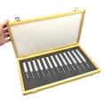 thumbnail image 1 of Steel Tuning Fork Set - Set of 13 - In Wooden Case,  Designed for Physics experimentation - Eisco Labs, 1 of 1