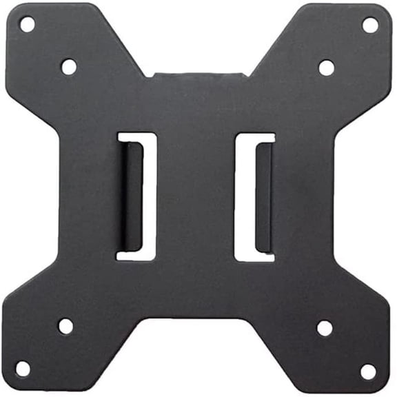 Steel VESA Compatible Plate Mounting Kit, 75x75mm and 100x100mm, Quick Release Removable VESA Bracket, Easy Computer Monitor Mounting, Hardware Included, Black, PT-SD-VA01A
