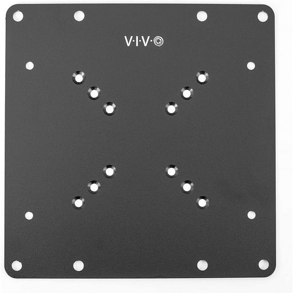 Steel VESA TV and Monitor Mount Adapter Plate Bracket for Screens 23" to 42" | Conversion Kit for VESA up to 200x200mm (MOUNT-AD2X2)