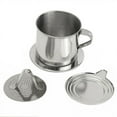 thumbnail image 1 of Steel Vietnamese Coffee Drip Press For Office Cup Single E2I8 F7C3, 1 of 9