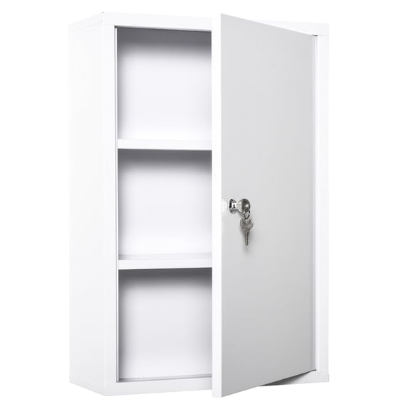 Steel Wall-Mounted Box / In Home Emergency / Organizes First Aid