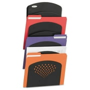 Steel Wall Rack, 7 Sections, Letter/Legal Size, 9.5" x 2" x 21.75", Black | Bundle of 2 Each