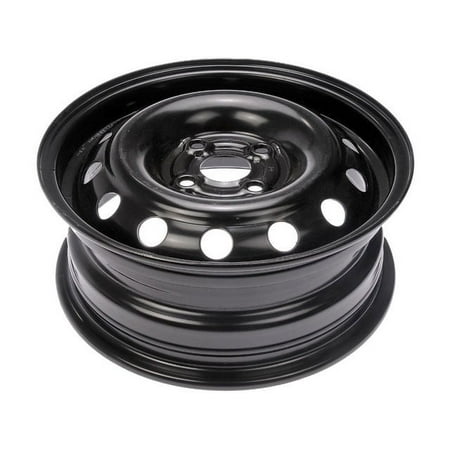 Steel Wheel - 14 Inch - Black - Compatible with 2008 - 2011 Hyundai Accent 2009 2010