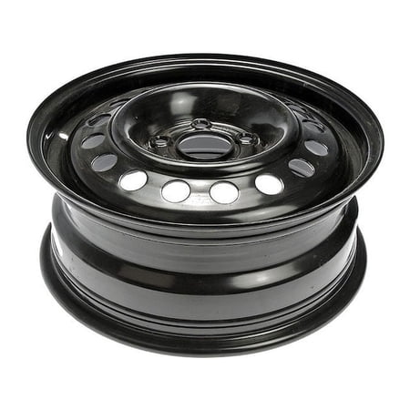 Steel Wheel - 15 Inch - Black - Compatible with 2010 - 2013 Ford Transit Connect 2011 2012