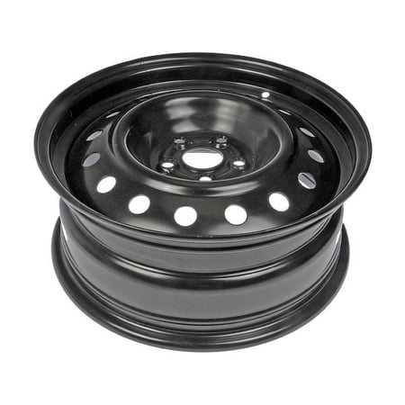 Steel Wheel - 16 Inch - Black - Compatible with 2003 - 2008 Pontiac Vibe 2004 2005 2006 2007