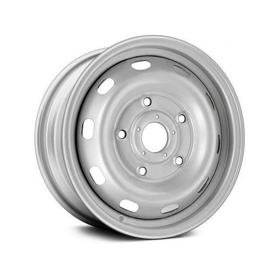Steel Wheel - 16 x 6.5 Inch - 18 Slot - 5 Lug - Silver - Compatible with 2015 - 2020 Ford Transit-250 2016 2017 2018 2019