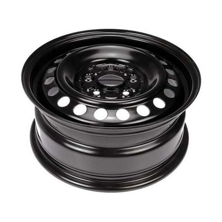 Steel Wheel - Black - 15 Inch - Compatible with 2003 - 2007 Honda Accord 2004 2005 2006