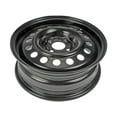 thumbnail image 1 of Steel Wheel - Black - 15 Inch - Compatible with 2007 - 2013 Toyota Yaris 2008 2009 2010 2011 2012, 1 of 2