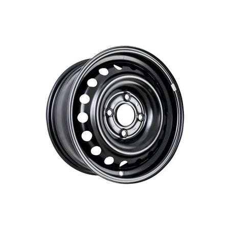 Steel Wheel - Black - 15 x 6.5 Inch - 18 Hole - 4 Lug - 4 x 4.5 Bolt Pattern - Compatible with 2007 - 2012 Nissan Sentra 2008 2009 2010 2011