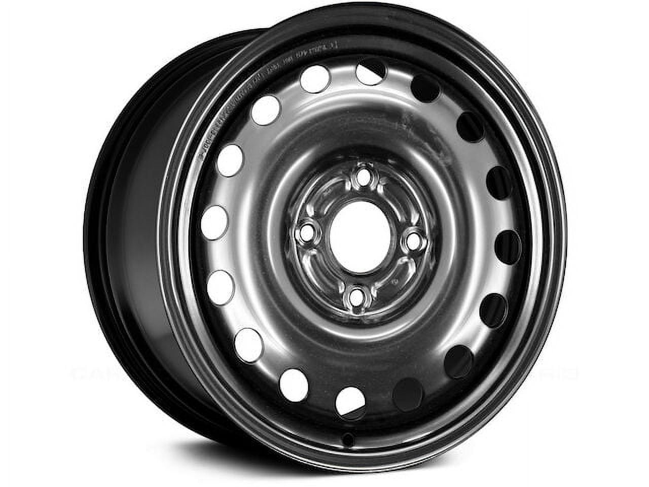 Steel Wheel Black 15 x 6 Inch 16 Hole 4Lugs Compatible with 2011 2019 Ford Fiesta