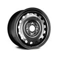 thumbnail image 1 of Steel Wheel - Black - 15 x 6 Inch - 16 Hole - 4-Lugs - Compatible with 2011 - 2019 Ford Fiesta 2012 2013 2014 2015 2016 2017 2018, 1 of 2