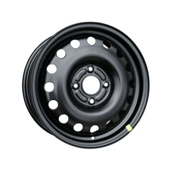 Steel Wheel - Black - 15 x 6 Inch - Compatible with 2004 - 2011 Ford Focus 2005 2006 2007 2008 2009 2010