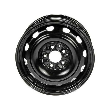 Steel Wheel - Black - 16 Inch - Compatible with 2001 - 2007 Dodge Caravan 2002 2003 2004 2005 2006