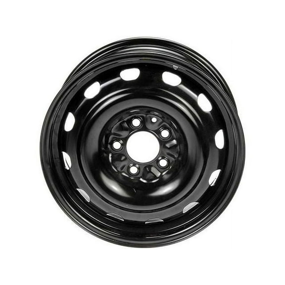 Steel Wheel - Black - 16 Inch - Compatible with 2001 - 2007 Dodge Caravan 2002 2003 2004 2005 2006