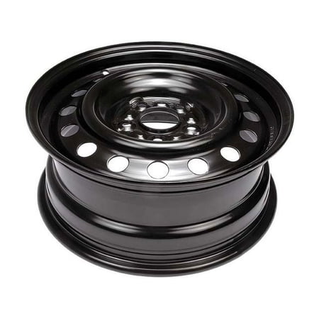Steel Wheel - Black - 16 Inch - Compatible with 2004 - 2012 Mitsubishi Galant 2005 2006 2007 2008 2009 2010 2011