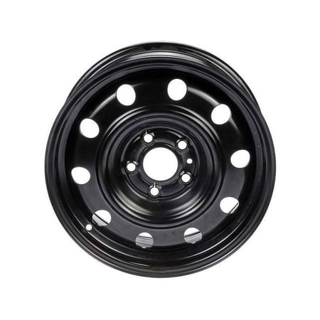 Steel Wheel - Black - 16 Inch - Compatible with 2008 - 2010 Dodge Avenger 2009