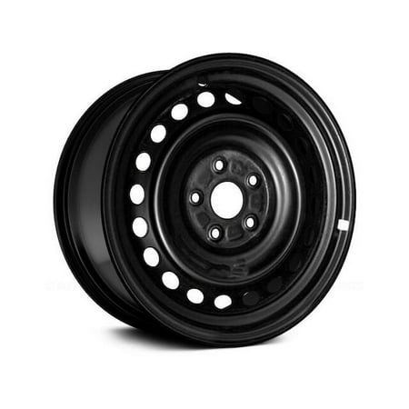 Steel Wheel - Black - 16 x 7 Inch - 20-Hole - 5-Lug - Compatible with 2015 - 2017 Toyota Camry 2016