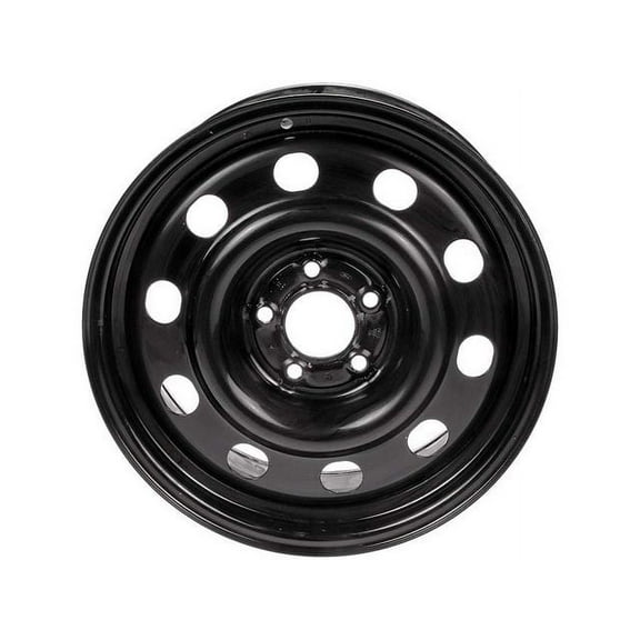Steel Wheel - Black - 17 Inch - Compatible with 2006 - 2011 Ford Crown Victoria 2007 2008 2009 2010
