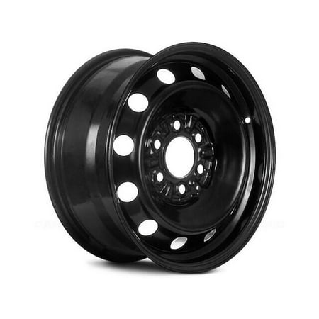 Steel Wheel - Black - 17 x 7.5 Inch - 44mm Offset - 12 Hole - 6 Lug - 135mm Bolt Pattern - Compatible with 2004 - 2019 Ford F-150 2005 2006 2007 2008 2009 2010 2011 2013 2014 2016 2017 2018