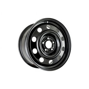 Steel Wheel - Black - 5 Lug - 10 Slot - 17 x 7.5 Inch - Compatible with 2007 - 2011 Ford Crown Victoria 2008 2009 2010