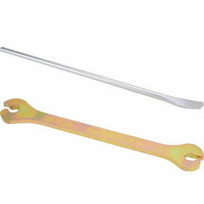Speedway Motors Steel Wheel Rim Repair Wrench and 30 Inch Tire Spoon Tool Set Heavy Duty Steel Wheel Lip Straightening Tool and Tire Changing Lever for Racing Wheels