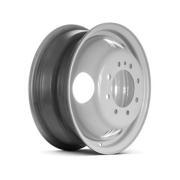 Steel Wheel - Silver - 16 x 6 Inch - 4 Slot - 8 Lug - Compatible with 1999 - 2004 Ford F-350 Super Duty 2000 2001 2002 2003