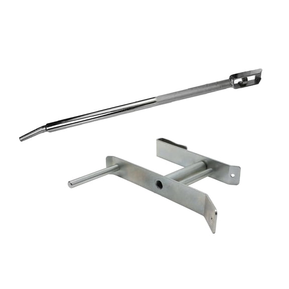 Steel Winch Strap Winder w/ Winch Bar for 2",3" & 4" Straps for Flatbed Trailer - Zinc Plated - Cargo Tie Down Ratchet Strap Winder - Trucking Accessories for Trucks