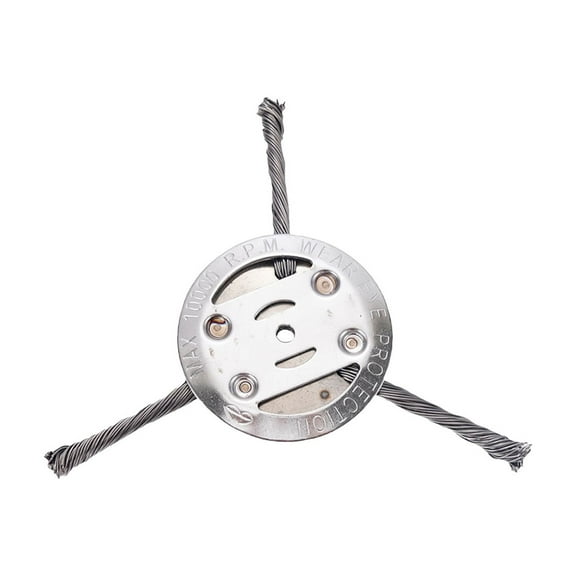 Steel Wire Grass Trimmer Head,3-Line Duty Universal String Trimmer Head - Quick Load Bump Feed Replacement for Lawn Mowers & Trimmers