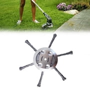 Steel Wire Grass Trimmer Head, 5mm Aperture Weed Eater String Trimmer Replacement Head with Adapter Kit